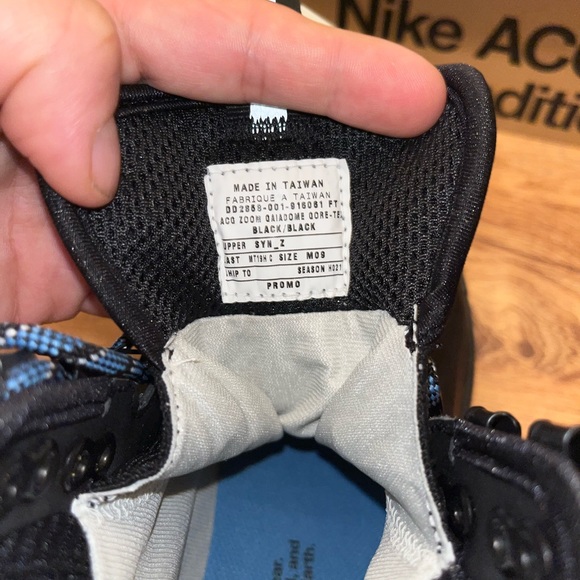 Nike ACG Gaiadome Gore-Tex Triple Black Sample - Picture 7 of 14